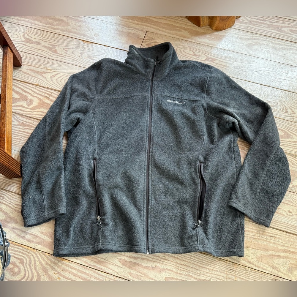 MENS eddie Bauer fleece zip up size xl